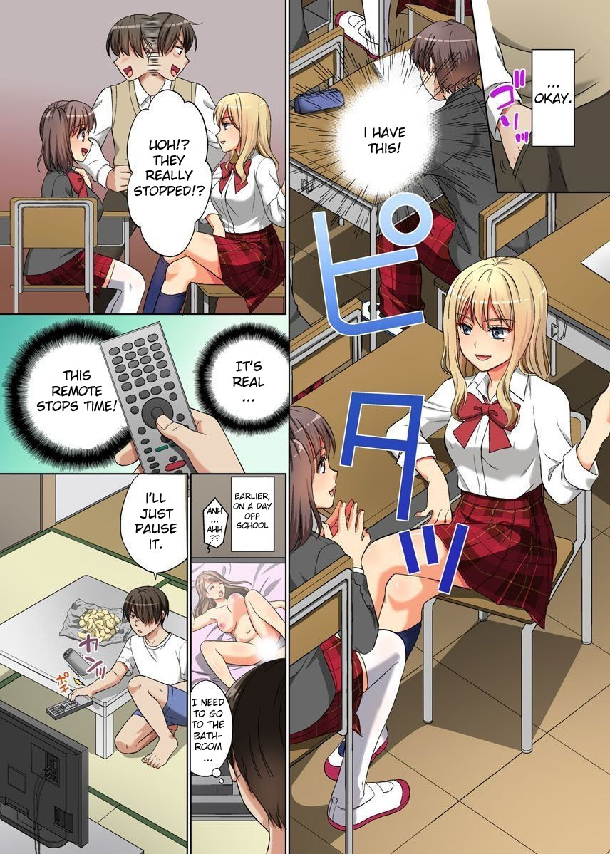 Hentai Manga Comic-Time Stop! I Tried To Stop That Girl's Time With The Remote Control-Read-3